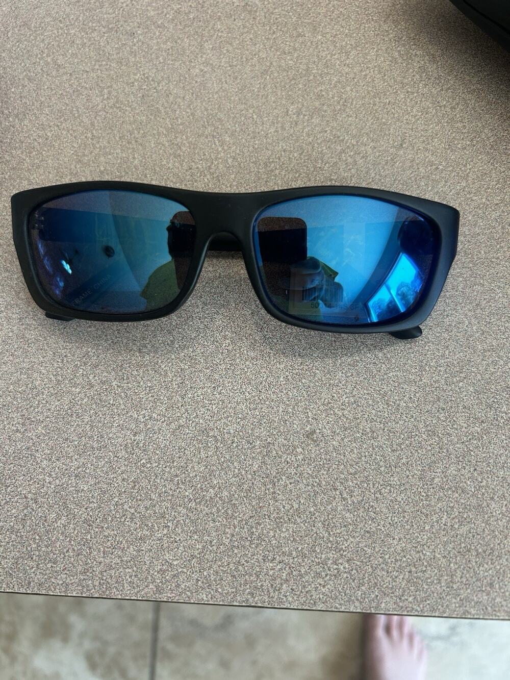 Glance Eyewear Men's Blue Polarized Sunglasses